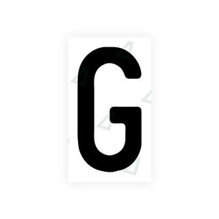 Alite Nanofilm for front Switzerland license plates - Symbol "G" - Alite