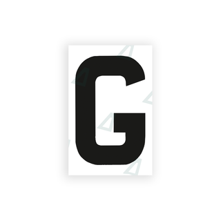Alite Nanofilm for United Kingdom license plates - Symbol "G" - Alite