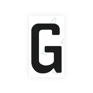 Alite Nanofilm for Uruguay license plates - Symbol "G" - Alite
