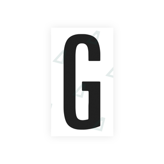 Alite Nanofilm for US (Ohio 2021) license plates - Symbol "G" - Alite