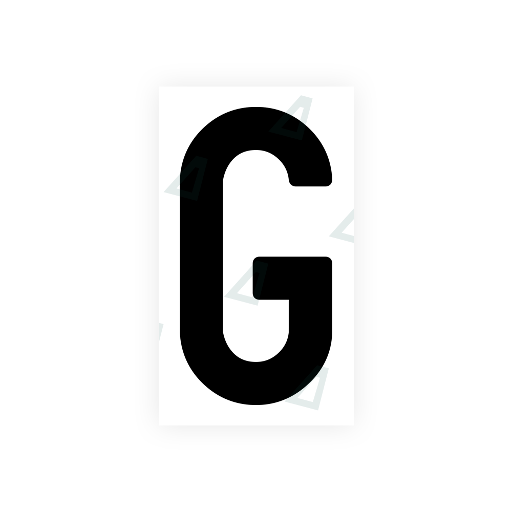 Alite Nanofilm for India license plates - Symbol "G" - Alite
