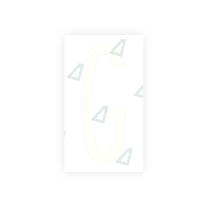 Alite Nanofilm for US (New York 1986) license plates - Symbol "G" - Alite