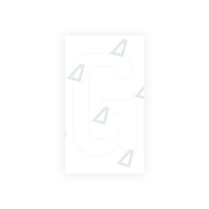 Alite Nanofilm for Uzbekistan number plates - Symbol "G" - Alite