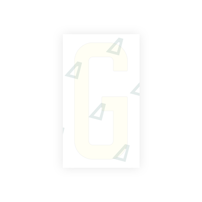 Alite Nanofilm for US (New Jersey) Moto license plates - Symbol "G" - Alite
