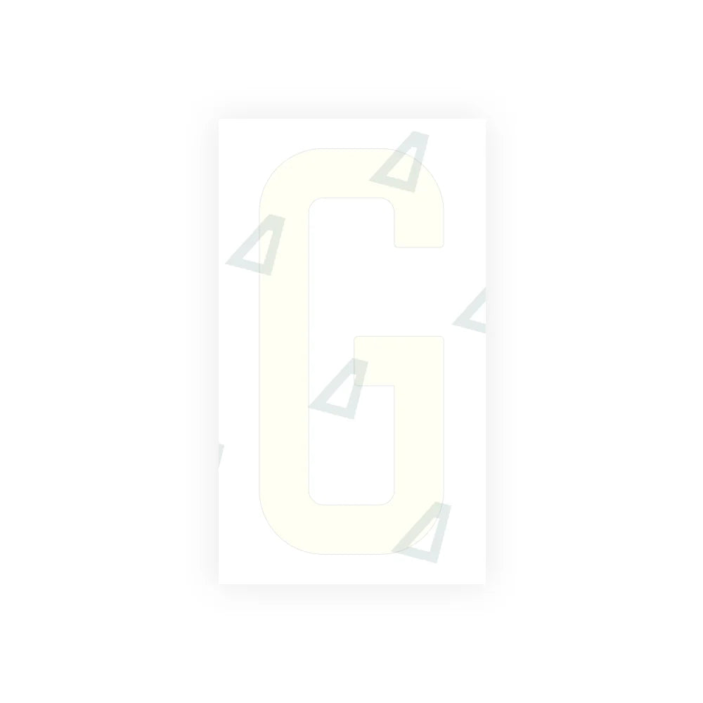 Alite Nanofilm for US (Oklahoma) Moto license plates - Symbol "G" - Alite