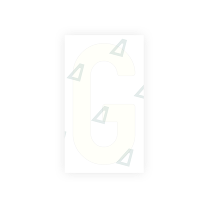 Alite Nanofilm for India license plates - Symbol "G" - Alite