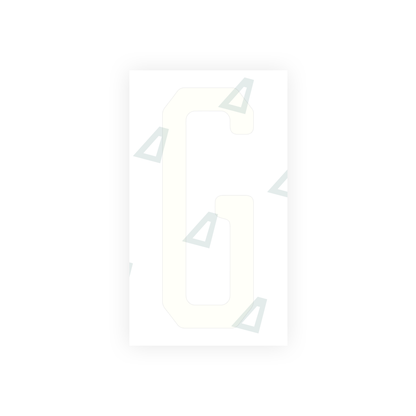Alite Nanofilm for US (Florida 2003) license plates - Symbol "G" - Alite