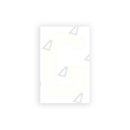 Alite Nanofilm for United Kingdom license plates - Symbol "G" - Alite