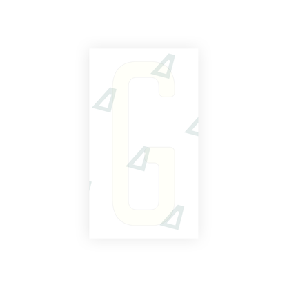 Alite Nanofilm for US (Washington State) license plates - Symbol "G" - Alite