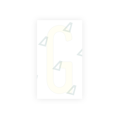 Alite Nanofilm for US (Pennsylvania) license plates - Symbol "G" - Alite