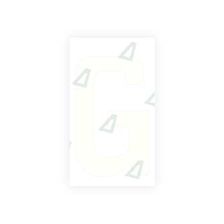 Alite Nanofilm for Uruguay license plates - Symbol "G" - Alite