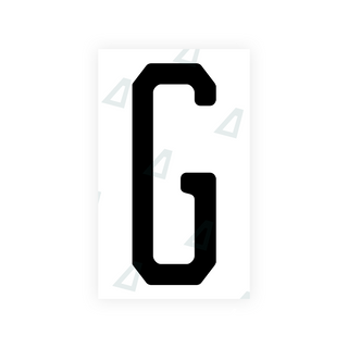 Alite Nanofilm for US (New Jersey - Embossed) license plates - Symbol "G" - Alite
