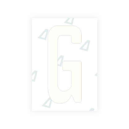 Alite Nanofilm for Guatemala license plates - Symbol "G" - Alite