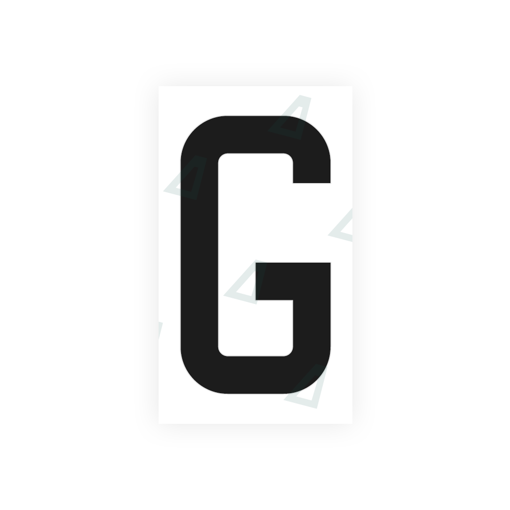 Alite Nanofilm for France license plates - Symbol "G" - Alite