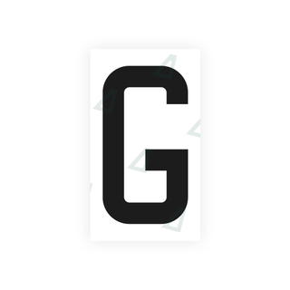 Alite Nanofilm for France license plates - Symbol "G" - Alite