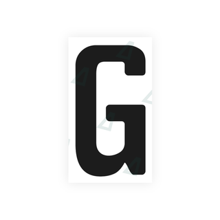 Alite Nanofilm for Germany (standard) license plates - Symbol "G" - Alite