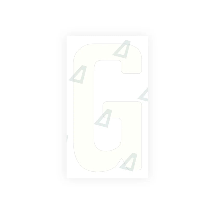 Alite Nanofilm for Paraguay license plates - Symbol "G"