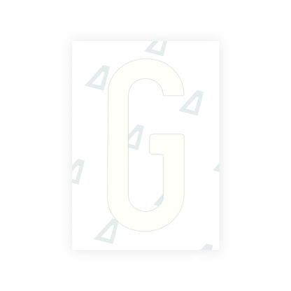 Alite Nanofilm for US (Connecticut 2013) license plates - Symbol "G" - Alite