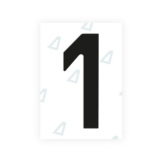 Alite Nanofilm for Georgia number plates - Symbol "1"