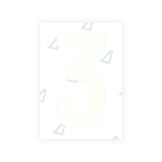 Alite Nanofilm for Georgia number plates - Symbol "3"