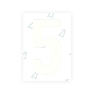 Alite Nanofilm for Georgia number plates - Symbol "5"