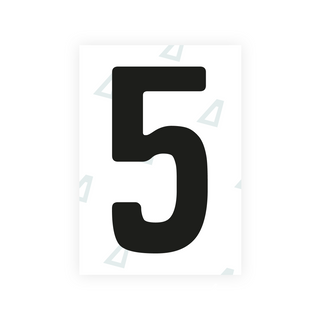 Alite Nanofilm for Georgia number plates - Symbol "5"