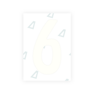Alite Nanofilm for Georgia number plates - Symbol "6"
