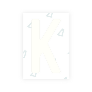Alite Nanofilm for Georgia number plates - Symbol "K"