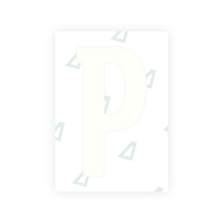 Alite Nanofilm for Georgia number plates - Symbol "P"