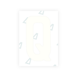 Alite Nanofilm for Georgia number plates - Symbol "Q"
