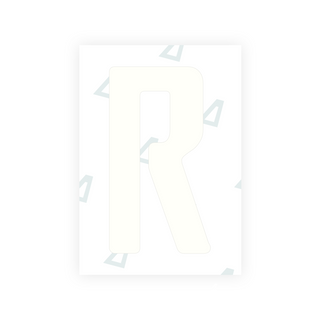 Alite Nanofilm for Georgia number plates - Symbol "R"
