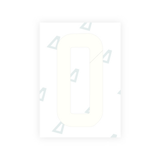 Alite Nanofilm for Georgia number plates - Symbol "0"