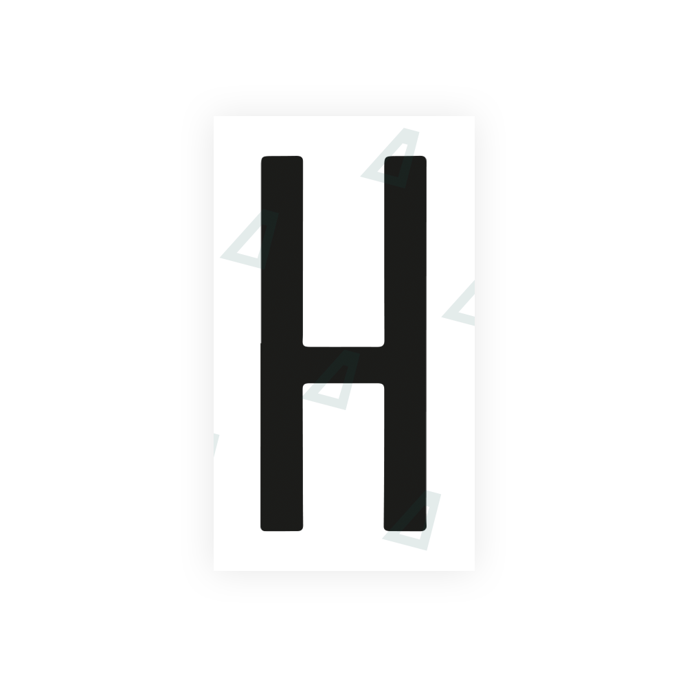 Alite Nanofilm for Mexico license plates - Symbol "H" - Alite