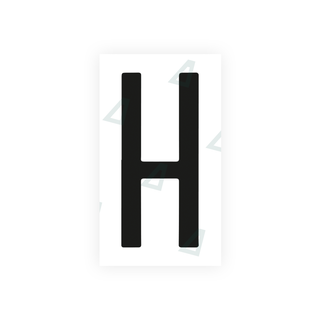 Alite Nanofilm for Mexico license plates - Symbol "H" - Alite