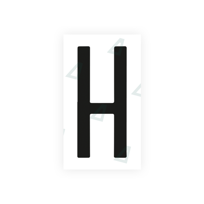 Alite Nanofilm for Mexico license plates - Symbol "H" - Alite