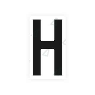Alite Nanofilm for Czech Republic license plates - Symbol "H" - Alite