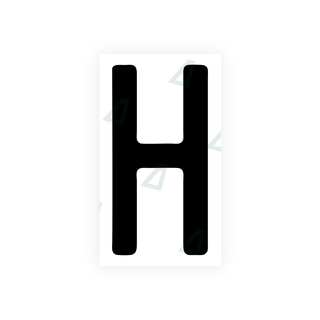 Alite Nanofilm for front Switzerland license plates - Symbol "H" - Alite