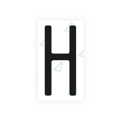 Alite Nanofilm for US (Missouri) license plates - Symbol "H" - Alite
