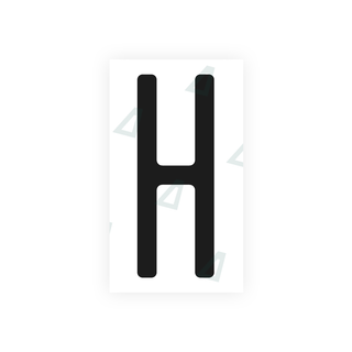 Alite Nanofilm for CA (Ontario) license plates - Symbol "H" - Alite