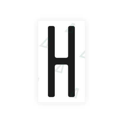 Alite Nanofilm for CA (Ontario) license plates - Symbol "H" - Alite