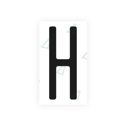 Alite Nanofilm for US (Maryland) license plates - Symbol "H" - Alite