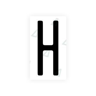 Alite Nanofilm for US (Illinois 2006 - Round) license plates - Symbol "H" - Alite