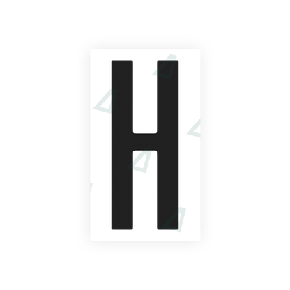 Alite Nanofilm for US (Ohio 2021) license plates - Symbol "H" - Alite