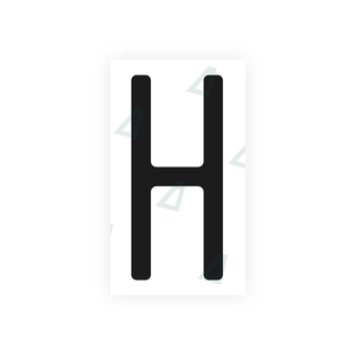 Alite Nanofilm for US (Massachusetts) license plates - Symbol "H" - Alite