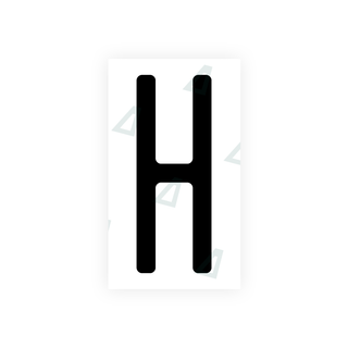 Alite Nanofilm for US (Wisconsin) license plates - Symbol "H" - Alite