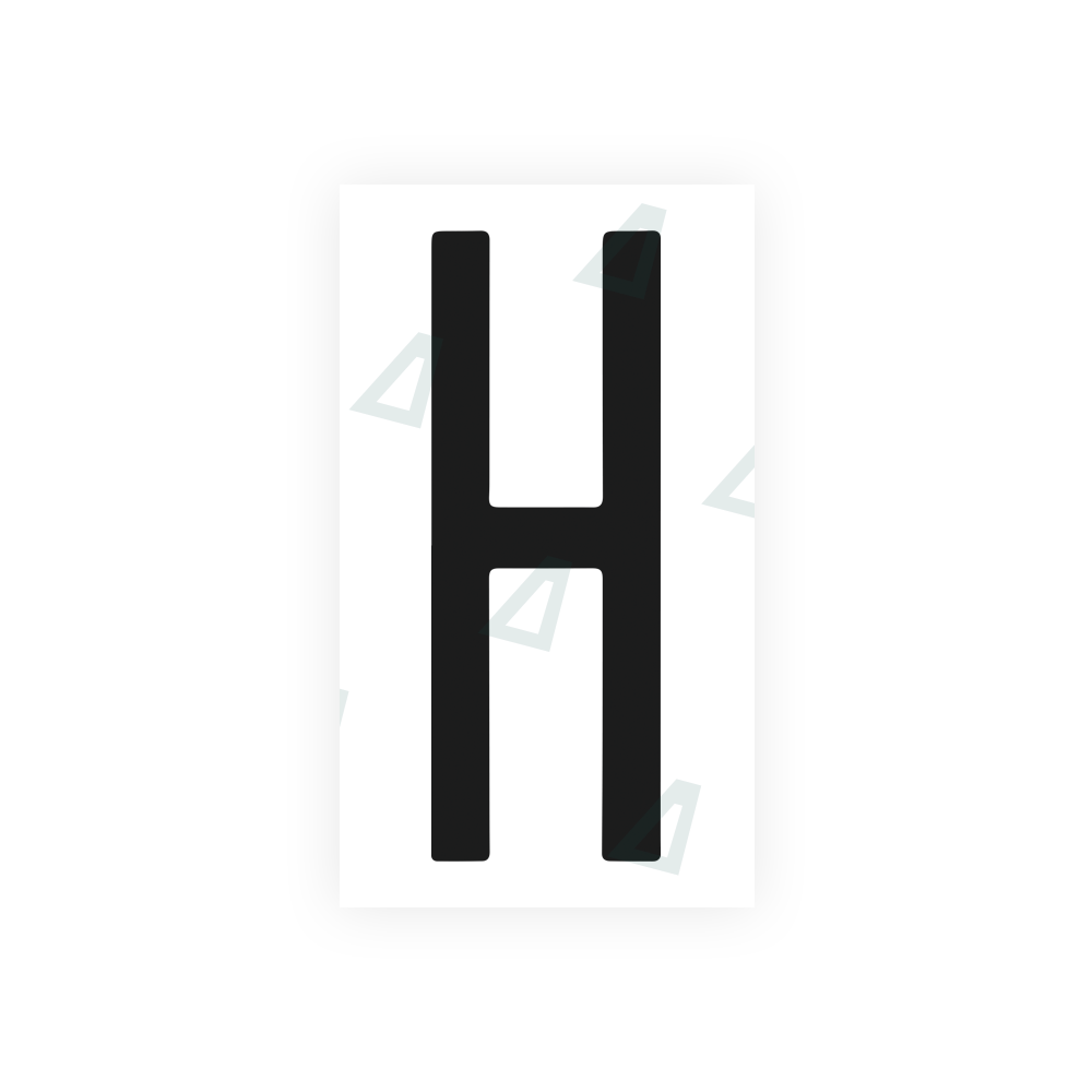 Alite Nanofilm for US (New York 1986) license plates - Symbol "H" - Alite