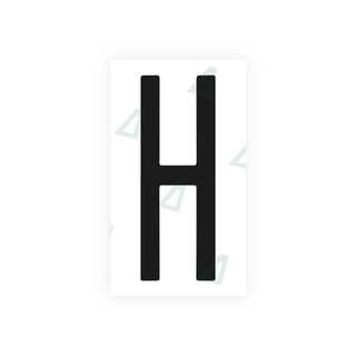 Alite Nanofilm for US (New York 1986) license plates - Symbol "H" - Alite