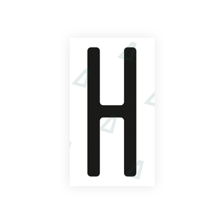 Alite Nanofilm for US (Ohio 2013) license plates - Symbol "H" - Alite