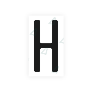 Alite Nanofilm for US (California) license plates - Symbol "H" - Alite