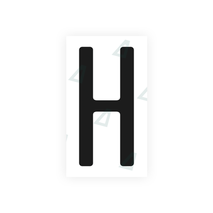 Alite Nanofilm for US (California) license plates - Symbol "H" - Alite